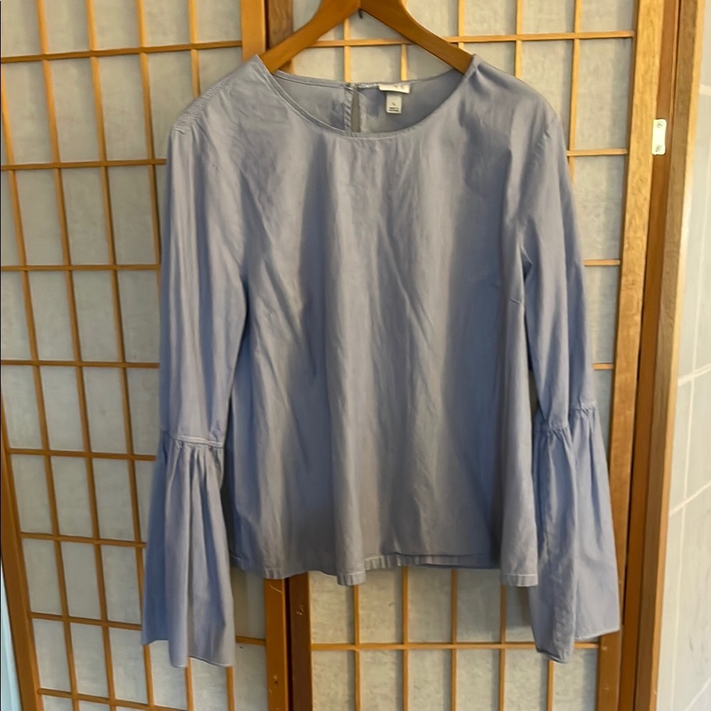 Relaxed cotton Blue Bell Sleeve Blouse